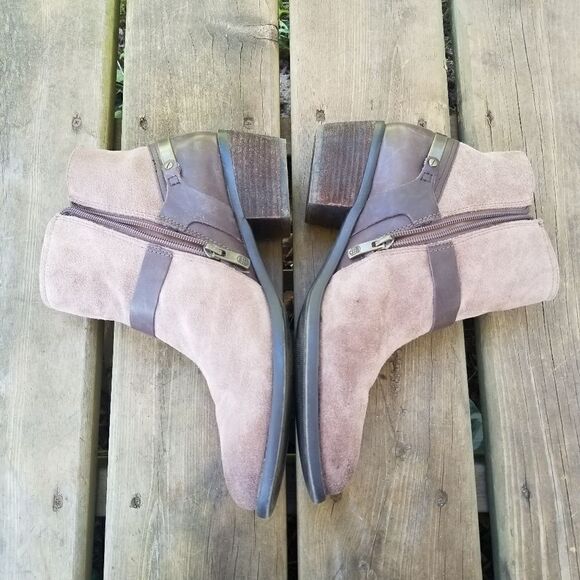 Vince Camuto Bodee Suede Leather Harness Booties Size Woman's 11 - Picture 5 of 10
